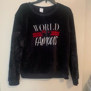 Disney Black Fleece Sweater